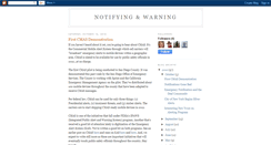 Desktop Screenshot of notifyandwarn.blogspot.com