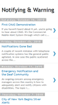 Mobile Screenshot of notifyandwarn.blogspot.com
