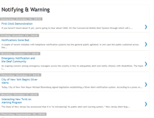 Tablet Screenshot of notifyandwarn.blogspot.com