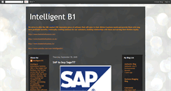 Desktop Screenshot of intelligentinformationsystems.blogspot.com