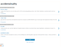 Tablet Screenshot of accidentalnudity.blogspot.com