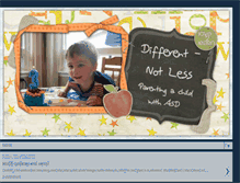 Tablet Screenshot of different-not-less.blogspot.com