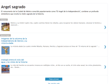 Tablet Screenshot of angelsagrado.blogspot.com