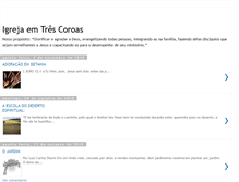 Tablet Screenshot of igrejaemtresco.blogspot.com