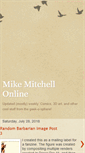 Mobile Screenshot of mikemitchellonline.blogspot.com