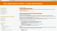 Desktop Screenshot of aneka-mesin-bisnis.blogspot.com