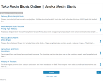 Tablet Screenshot of aneka-mesin-bisnis.blogspot.com