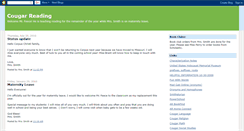 Desktop Screenshot of cougarreading.blogspot.com
