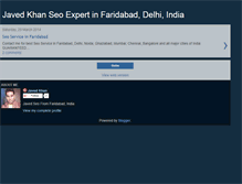 Tablet Screenshot of javedseo.blogspot.com