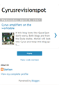 Mobile Screenshot of cyrusrevisionspot.blogspot.com