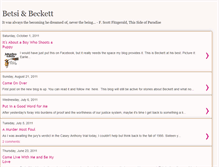 Tablet Screenshot of betsiandbeckett.blogspot.com