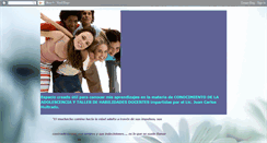 Desktop Screenshot of conocimientoadolescente.blogspot.com