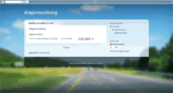 Desktop Screenshot of dragonsoulsong.blogspot.com