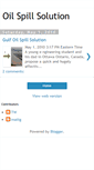 Mobile Screenshot of oilspillsolution.blogspot.com