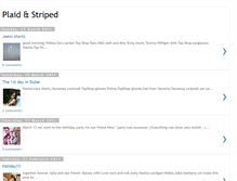 Tablet Screenshot of plaidandstriped.blogspot.com