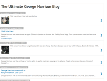 Tablet Screenshot of georgeharrisonblog.blogspot.com