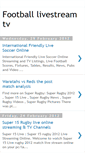 Mobile Screenshot of footballlive-streamtv.blogspot.com