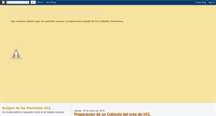Desktop Screenshot of amigospacientesuci.blogspot.com