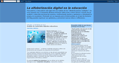 Desktop Screenshot of alfabetizaciondigitalenlaeducacion.blogspot.com