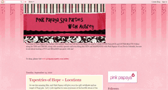 Desktop Screenshot of pinkpapayapartieswithaubrey.blogspot.com