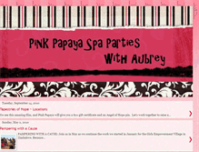 Tablet Screenshot of pinkpapayapartieswithaubrey.blogspot.com