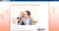 Desktop Screenshot of bradandhollymarianno.blogspot.com