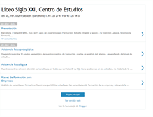 Tablet Screenshot of liceosiglo21.blogspot.com