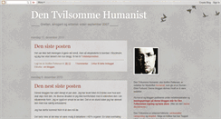 Desktop Screenshot of dentvilsommehumanist.blogspot.com