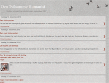 Tablet Screenshot of dentvilsommehumanist.blogspot.com