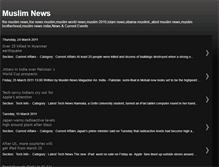 Tablet Screenshot of muslimnews1.blogspot.com