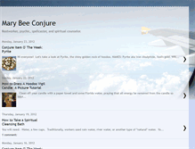 Tablet Screenshot of marybeeconjure.blogspot.com