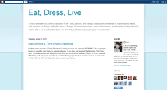 Desktop Screenshot of eatdresslive.blogspot.com