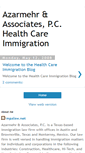 Mobile Screenshot of healthcareimmigrationblog.blogspot.com