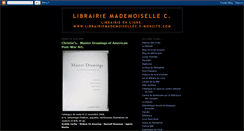 Desktop Screenshot of librairiemademoisellec.blogspot.com