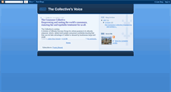 Desktop Screenshot of collectivesvoice.blogspot.com