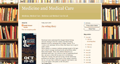 Desktop Screenshot of medical-care-for-all.blogspot.com