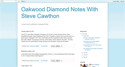 Desktop Screenshot of oakwooddiamondnotes.blogspot.com