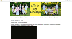 Desktop Screenshot of lifeatthelindsays.blogspot.com