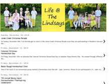 Tablet Screenshot of lifeatthelindsays.blogspot.com