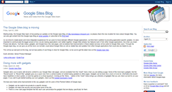 Desktop Screenshot of googlesitesblog.blogspot.com