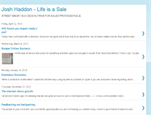 Tablet Screenshot of joshhaddon.blogspot.com