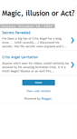 Mobile Screenshot of criss-angel-magic.blogspot.com
