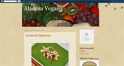 Desktop Screenshot of alacenavegana.blogspot.com