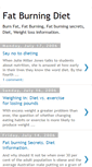 Mobile Screenshot of fat-burning-diet.blogspot.com