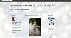 Desktop Screenshot of modestyhairstudio.blogspot.com