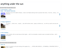 Tablet Screenshot of anythingunderthesun20.blogspot.com