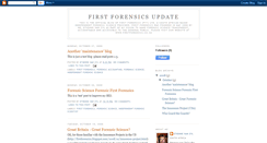 Desktop Screenshot of firstforensics.blogspot.com