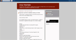 Desktop Screenshot of linux-tutoriales.blogspot.com