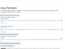Tablet Screenshot of linux-tutoriales.blogspot.com