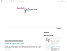 Tablet Screenshot of caminhosdacostura.blogspot.com